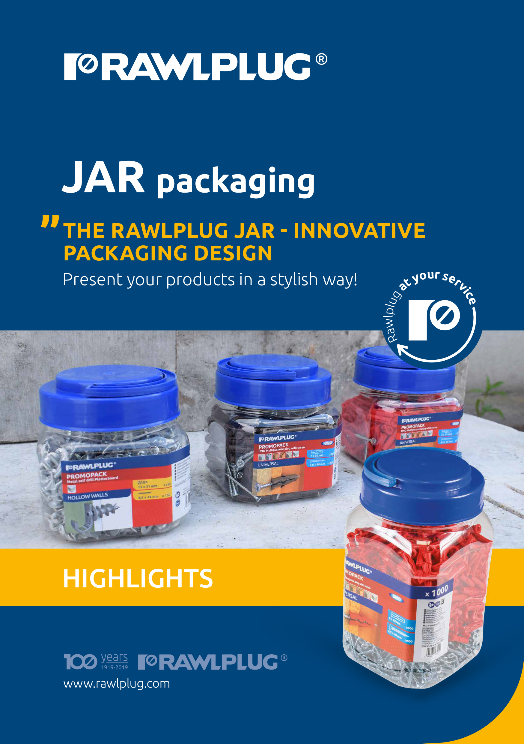 Rawlplug DIY Jar options
